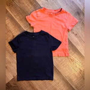 H&M Orange and Navy Kids' Short Sleeve Tees